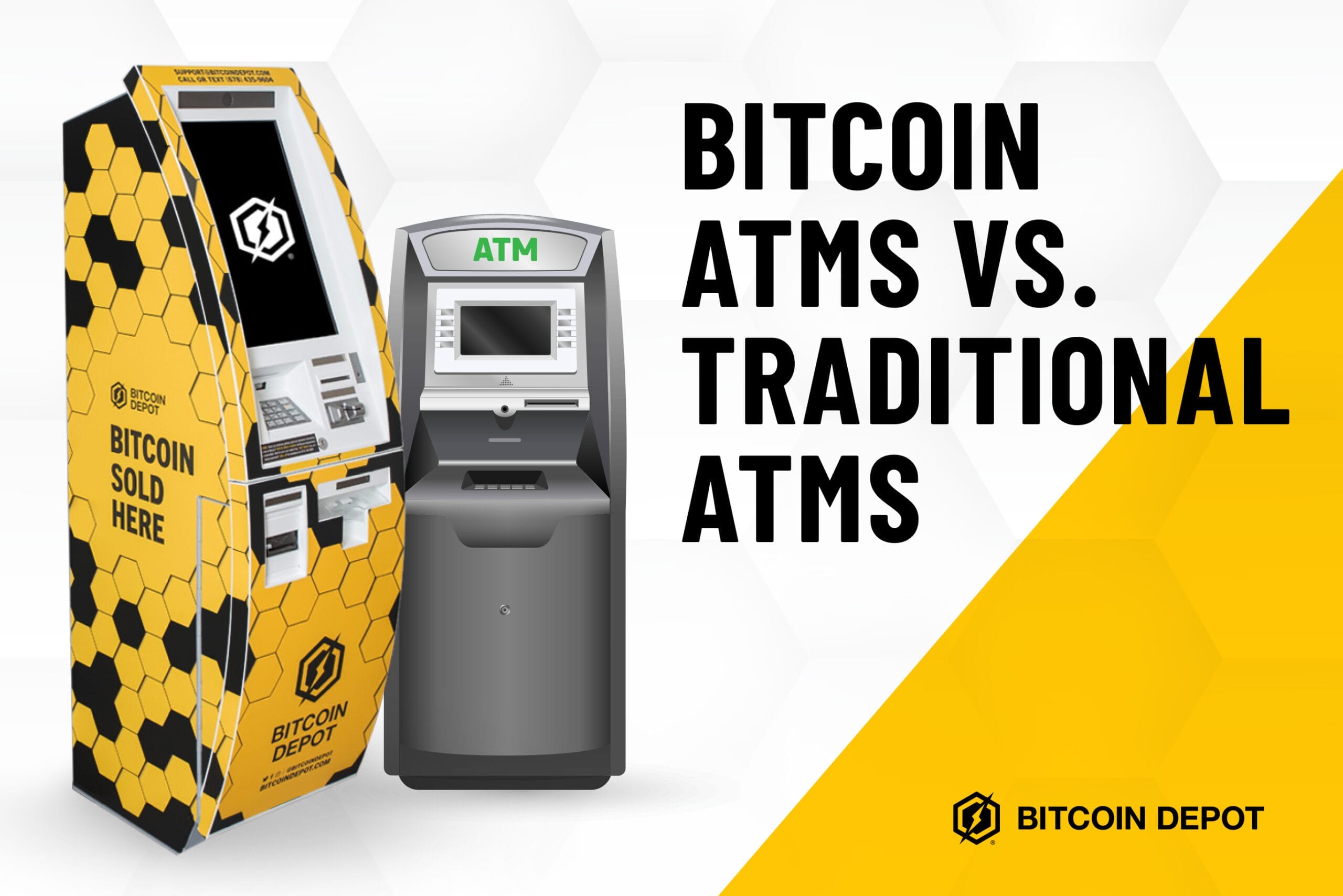 Bitcoin ATMs vs. Traditional ATMs
