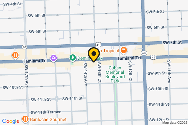 A map of a Bitcoin ATM located in Miami.